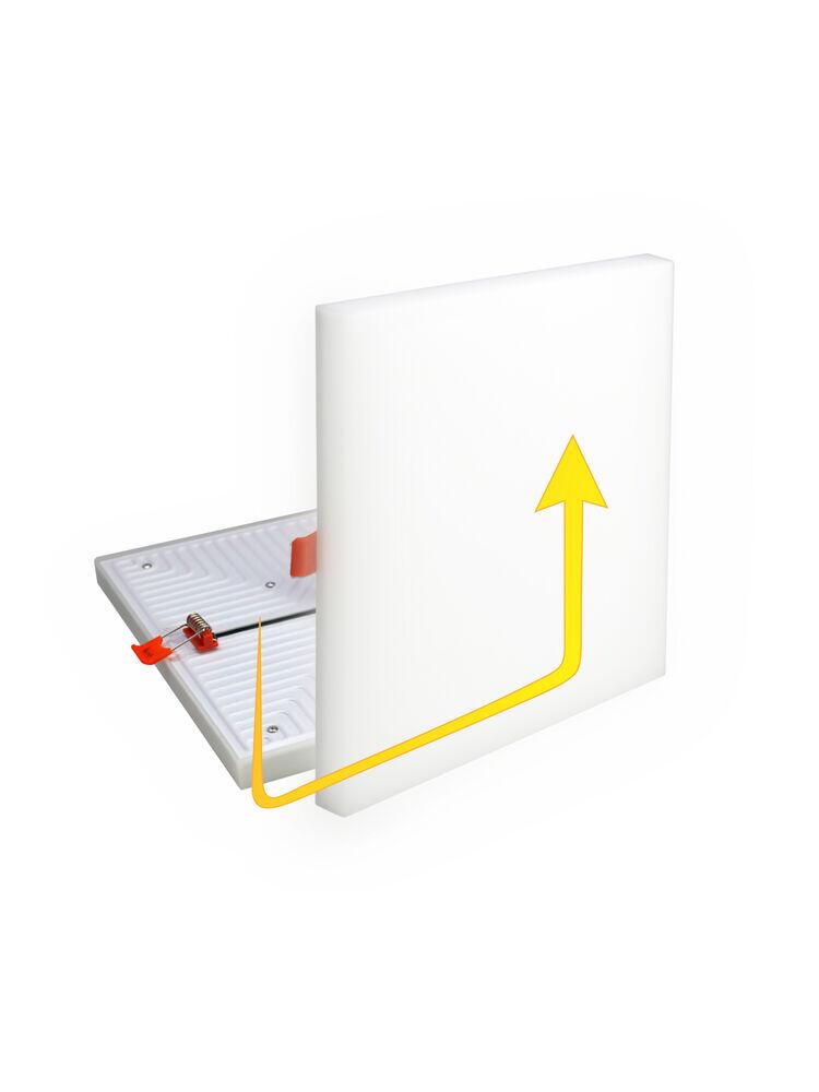 Painel LED Frameless 24W 4000K Quadrado Luz Neutra Taschibra