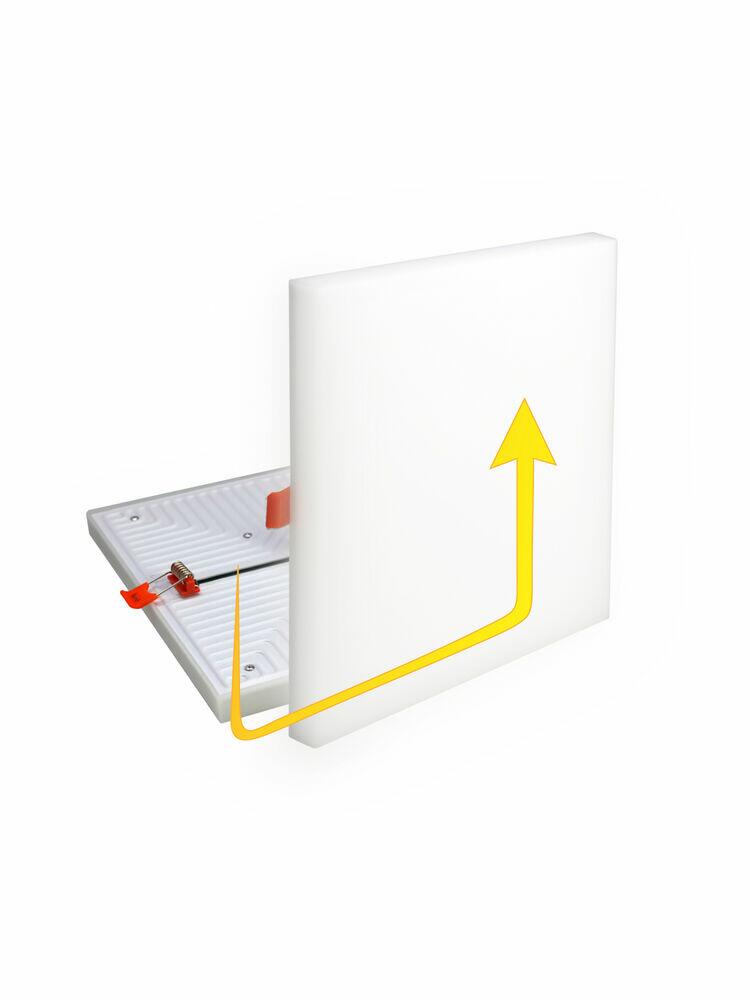 Painel LED Frameless 17W 4000K Quadrado Luz Neutra Taschibra