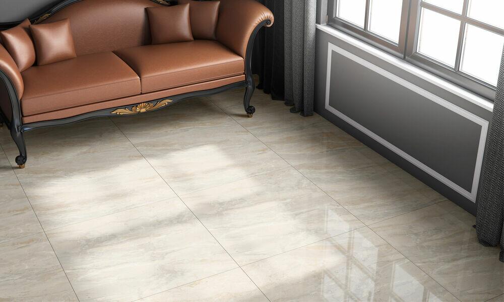 Porcelanato Perlato Marmo Retificado Polido 84x84 Elizabeth