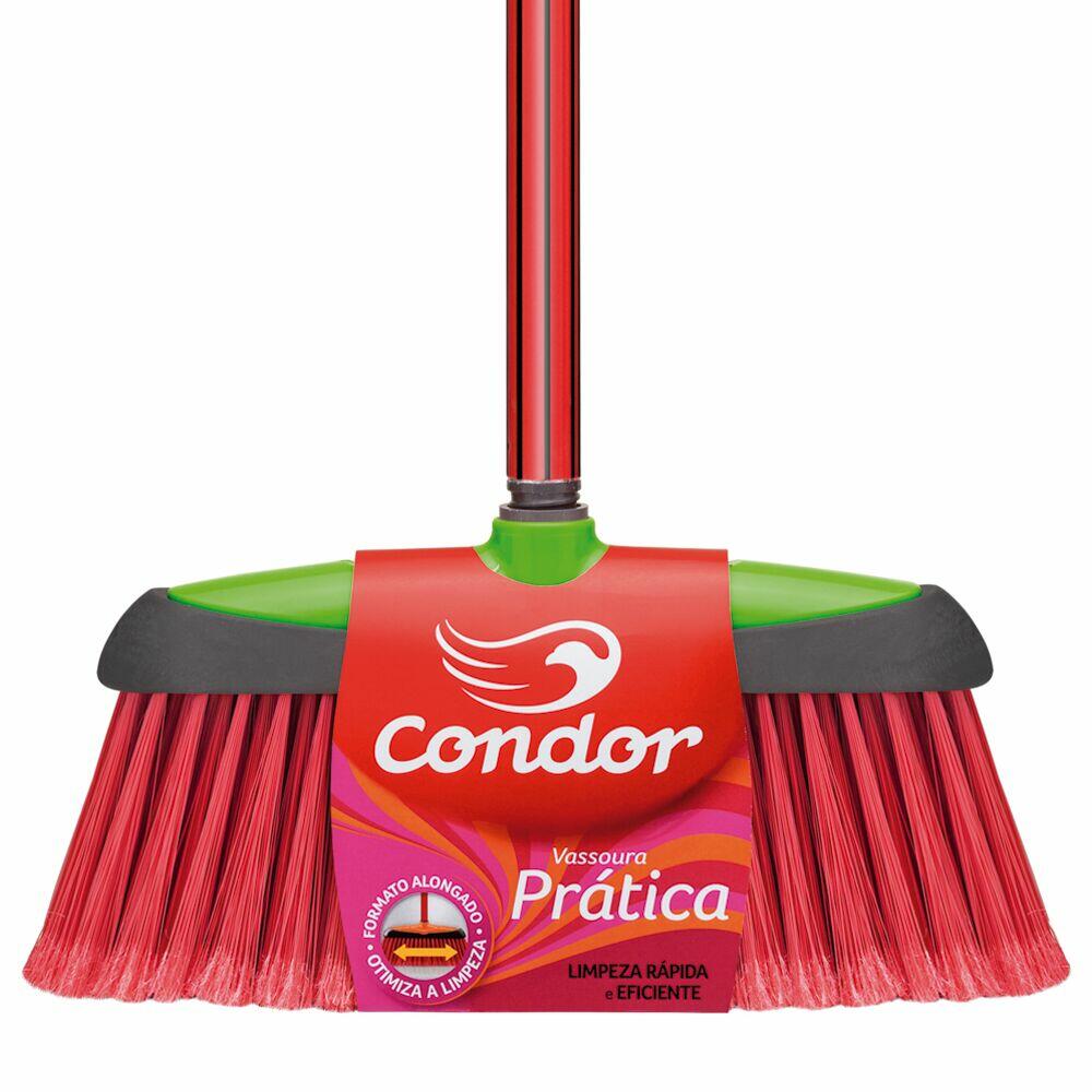 Vassoura Multiuso Prática Vermelha V-7 Condor