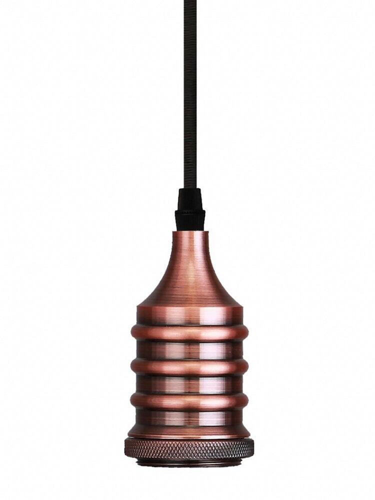 Pendente Taschibra 1 Lâmpada Dot Metal Wave E27 Cobre