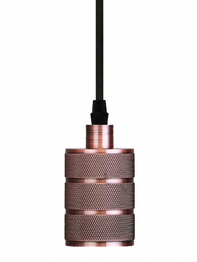 Pendente Taschibra 1 Lâmpada Metal Rock E27 Cobre