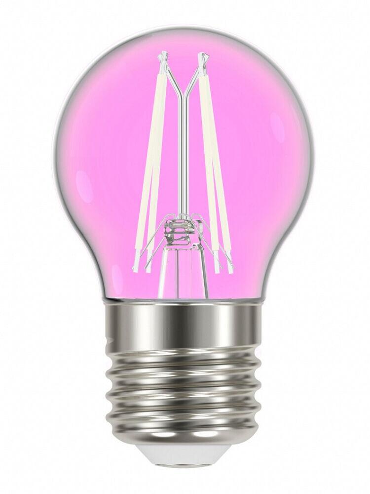 Lâmpada LED Filamento Taschibra Color 4W E27 Luz Rosa