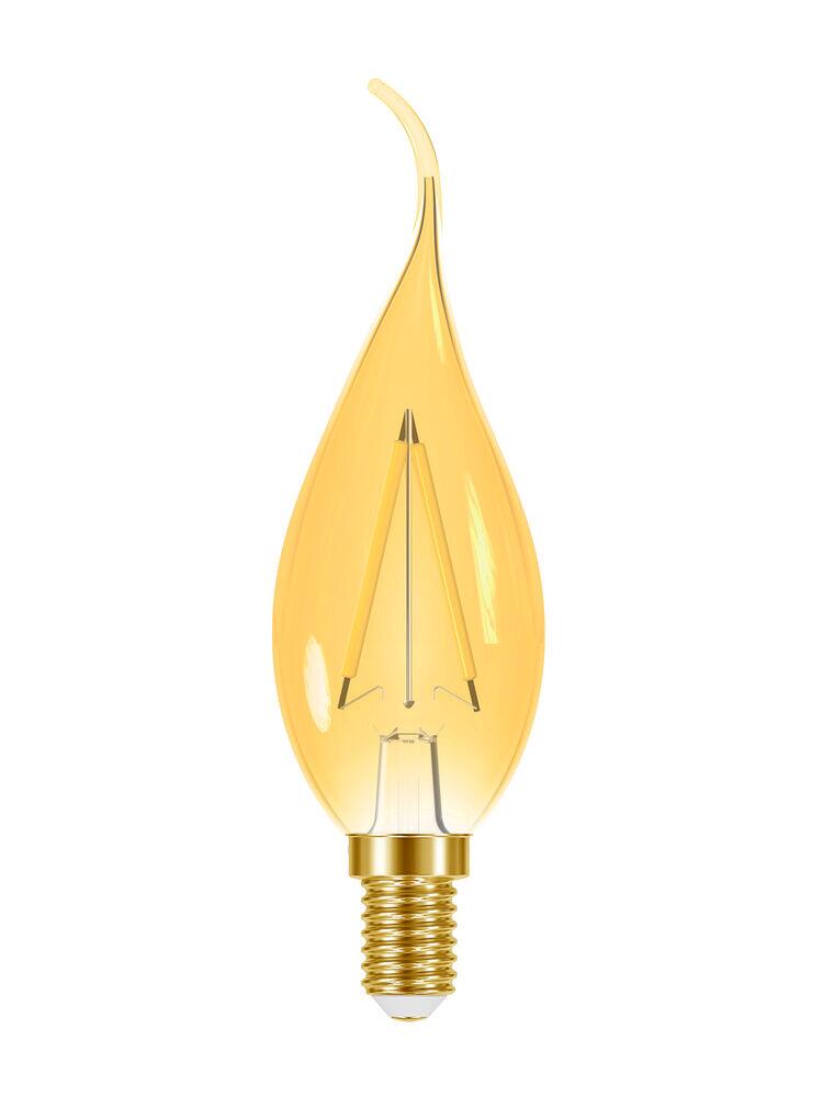 Lâmpada LED Filamento Taschibra Vela Chama E14 4W
