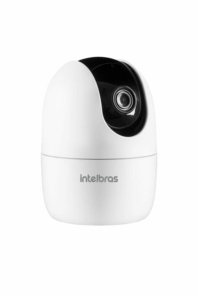 Câmera Inteligente Interna 360° Compatível com Alexa Wi-Fi iM4 C com MicroSD 32GB Branco Intelbras