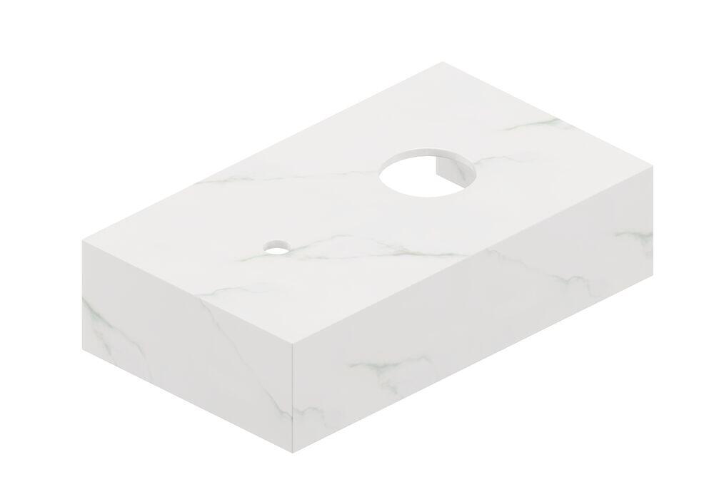 Bancada de Porcelanato para Banheiro Michelangelo 60x35x15 Portobello