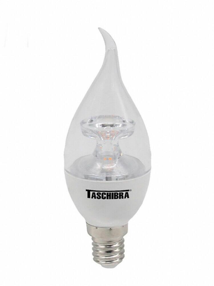 Lâmpada LED Taschibra Vela Bico Torcido E14/E27 3W 2700K