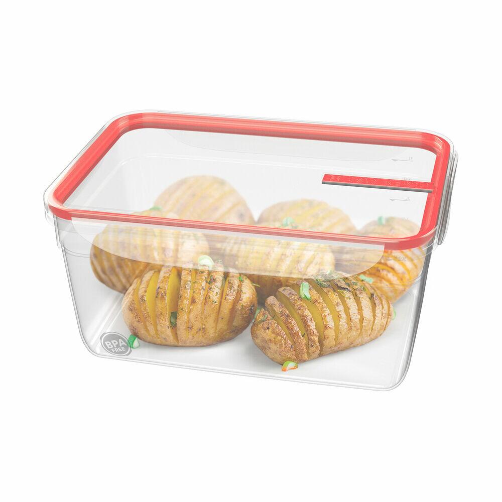 Pote de Plástico Freshy Coral Hermético com Trava 3,5L Sanremo