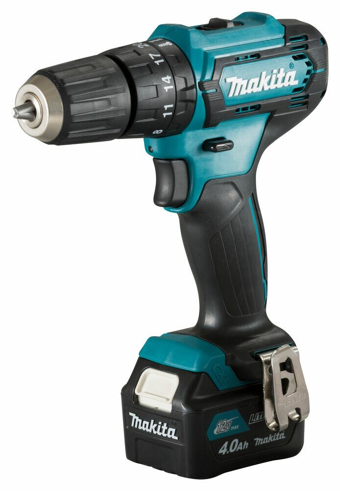 Furadeira Parafusadeira com Impacto Bateria 12V HP333DSME Bivolt com Maleta Makita