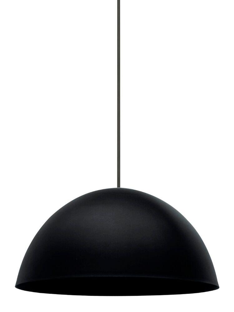 Pendente Taschibra 1Lâmpada Design TD 821F E27 Preto Fosco