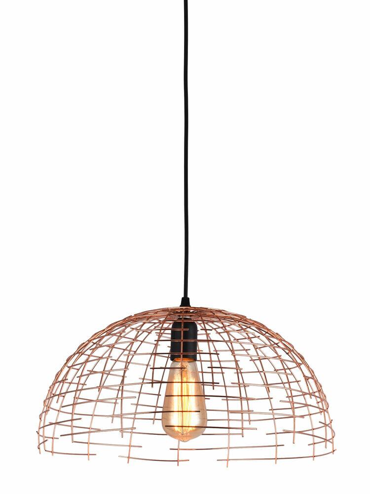 Pendente Taschibra 1 Lâmpada Fruit E27 Cobre