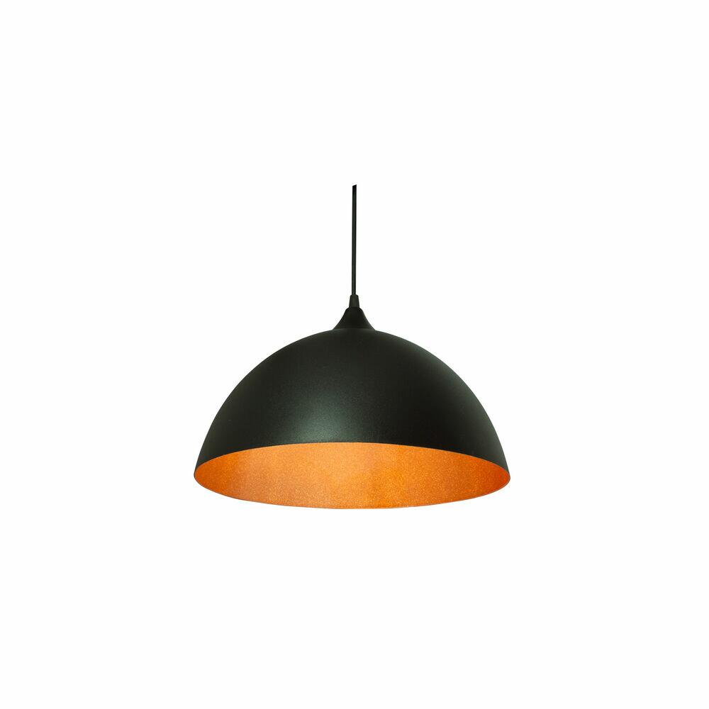 Pendente Taschibra 1 Lâmpada Brooklyn E27 Preto