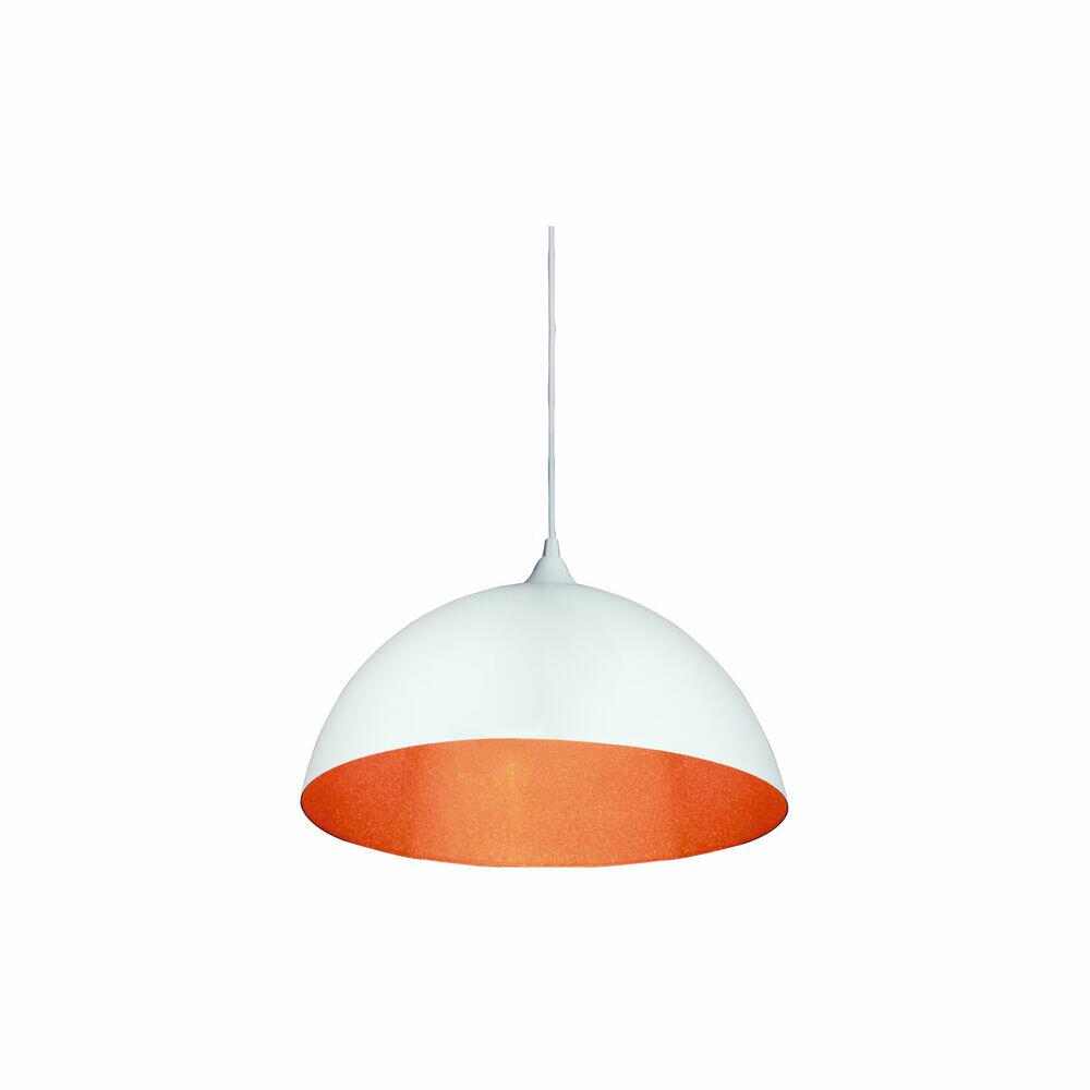 Pendente Taschibra 1 Lâmpada Brooklyn E27 Branco