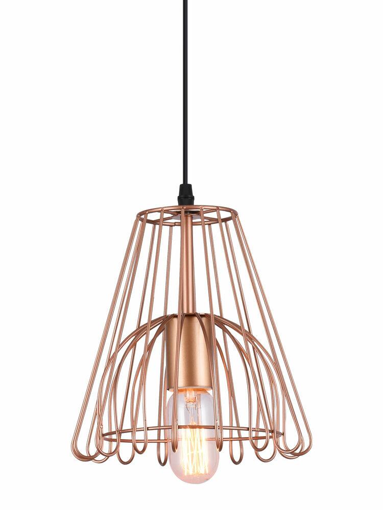 Pendente Taschibra 1 Lâmpada Roma E27 Cobre