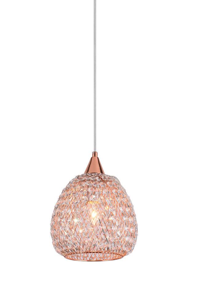 Pendente Taschibra 1 Lâmpada Gothics E27 Cobre