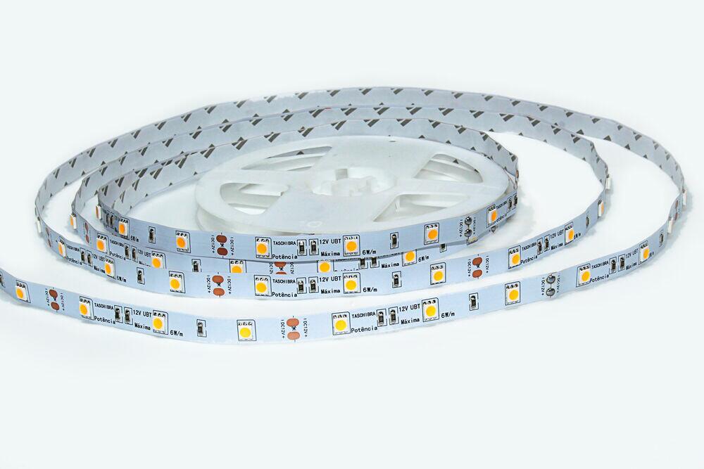 Fita LED 6W 5m Luz Amarela Taschibra