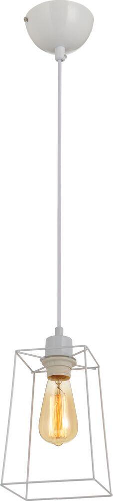 Pendente Avant 1 Lâmpada Aldebaran E27 Branco Fosco