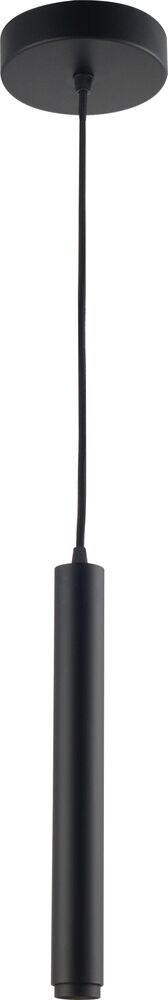 Pendente Spear LED 3W Preto Fosco Luz Amarela Avant