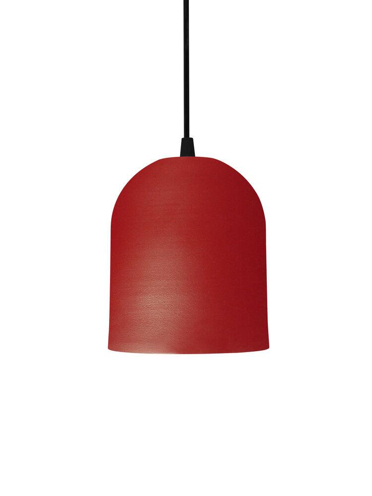 Pendente Taschibra 1 Lâmpada Mug E27 Vermelho Fosco