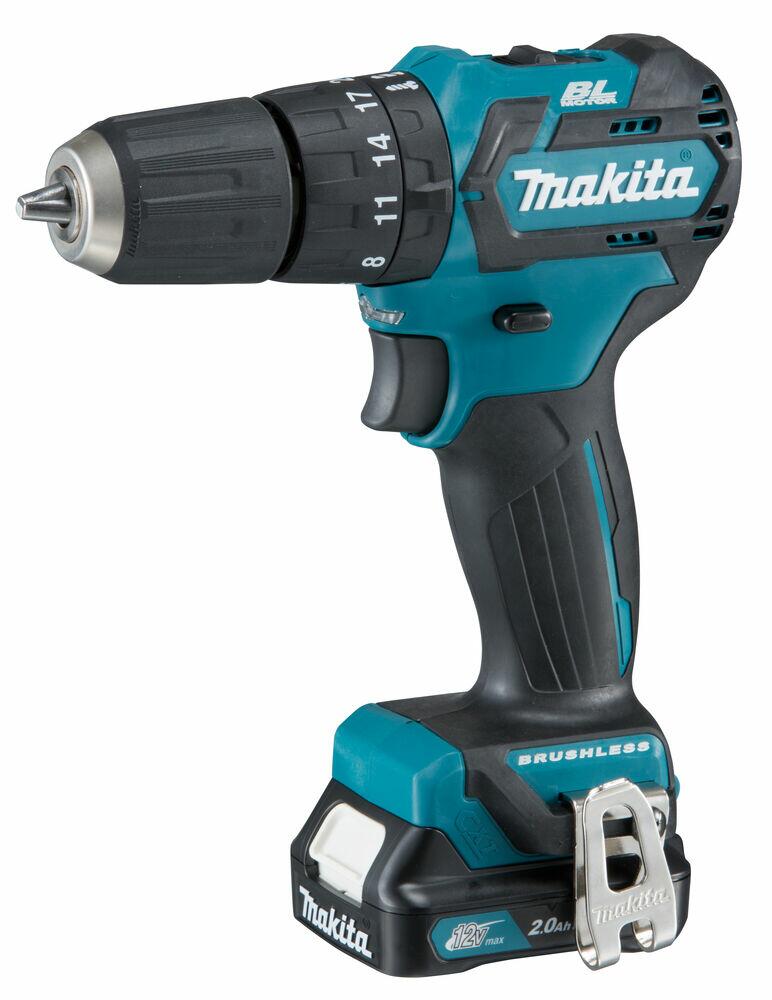 Furadeira Parafusadeira com Impacto Bateria 12V HP332DSAE Bivolt com Maleta Makita
