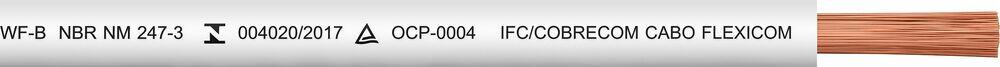Cabo Flexivel 1,5mm 100m 450/750v Branco Cobre Cobrecom