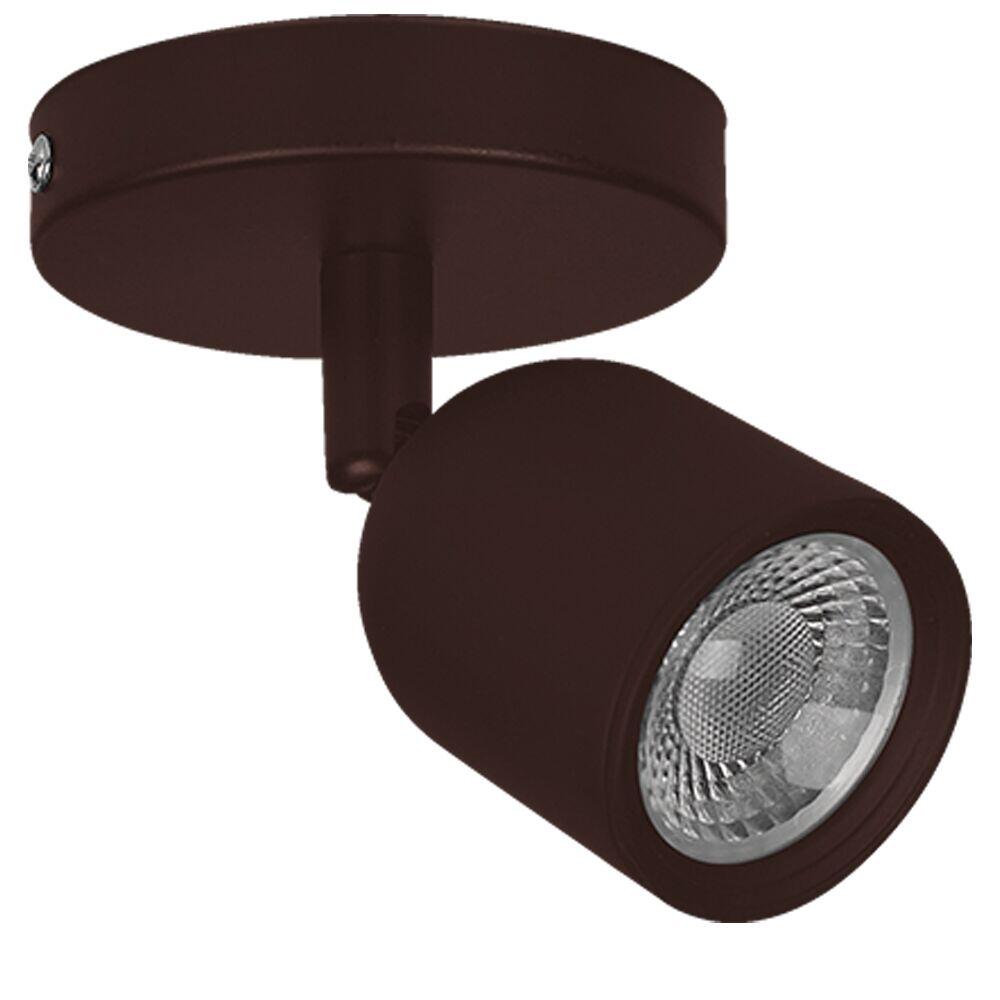 Spot Led de Sobrepor Elegance 7W 6500K Bivolt Café Luz Branca Avant