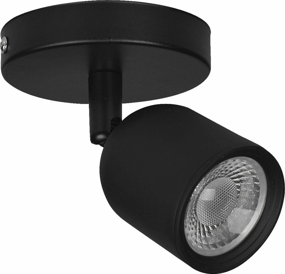 Spot Led de Sobrepor Elegance 7W 3000K Bivolt Preto Luz Amarela Avant