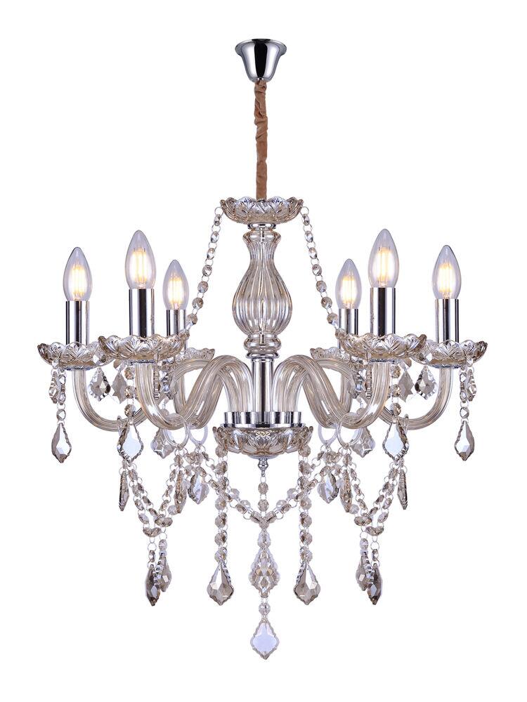 Lustre Taschibra Glam 6 Lâmpadas E14