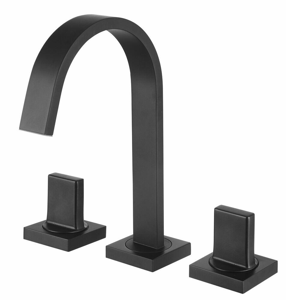 Torneira Misturador de Banheiro Axiom Slim 26304.0.49 Preto Fosco 1/2