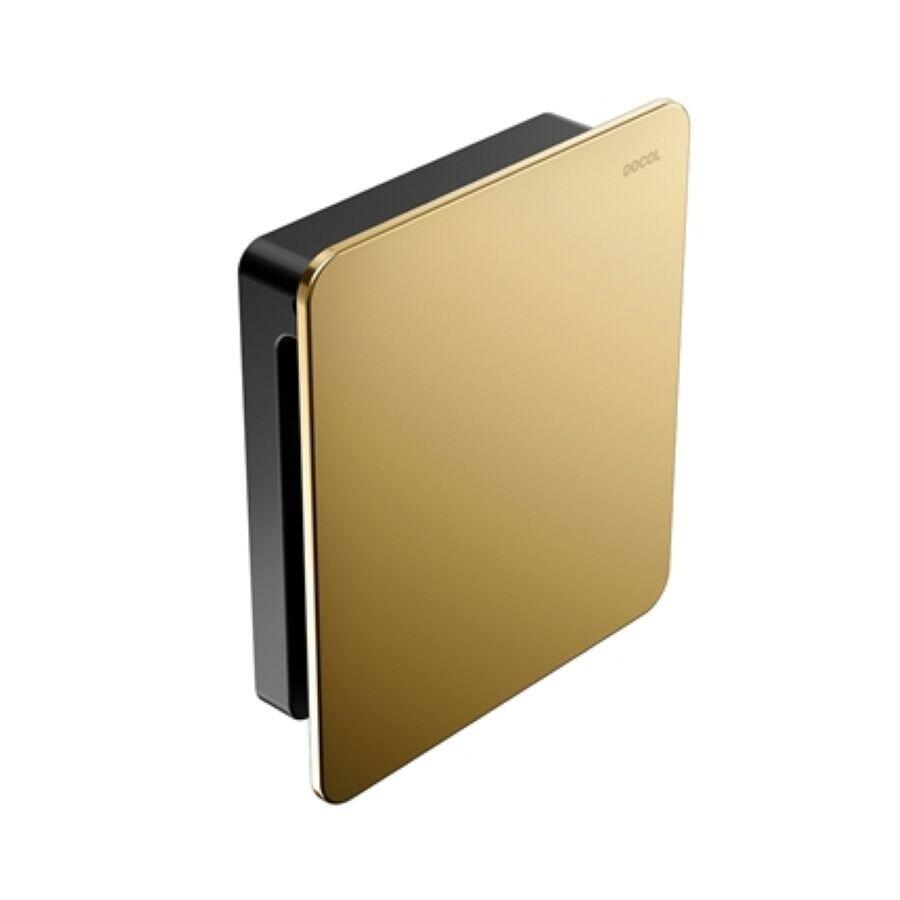 Acabamento para Válvula de Descarga Docol Flat Ouro Polido