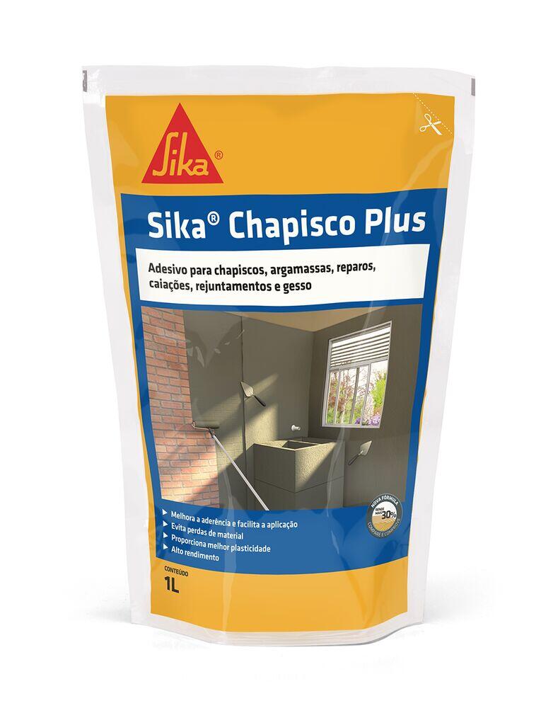 Adesivo para Chapisco Plus 1L Branco  Sika