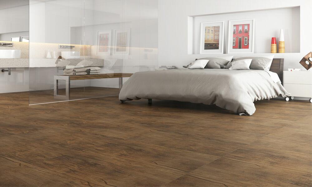 Porcelanato Antique Wood Carvalho Retificado Acetinado 50x101 Elizabeth
