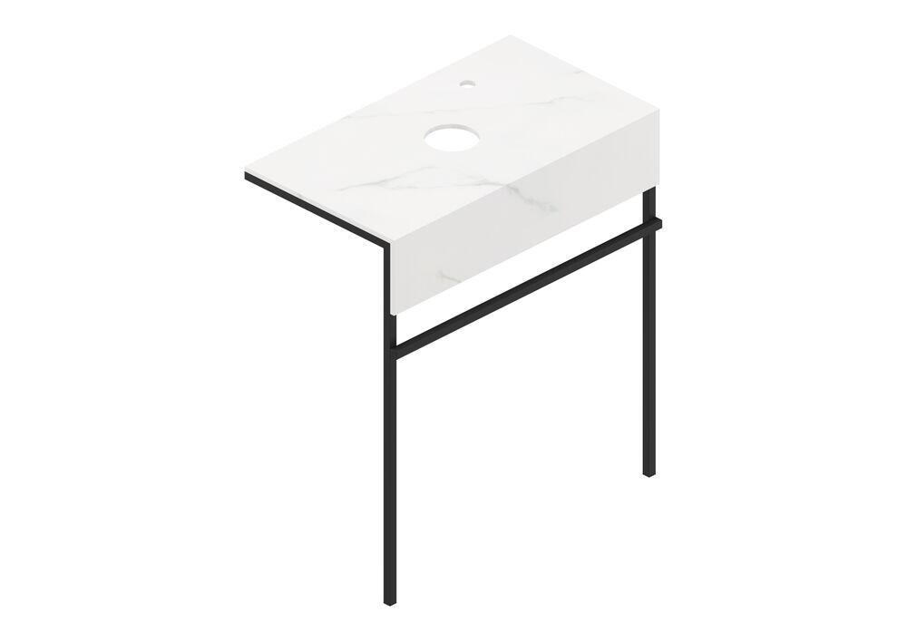 Bancada de Porcelanato para Banheiro Eiffel Cabinet Michelangelo Polido 80x45x75cm Portobello