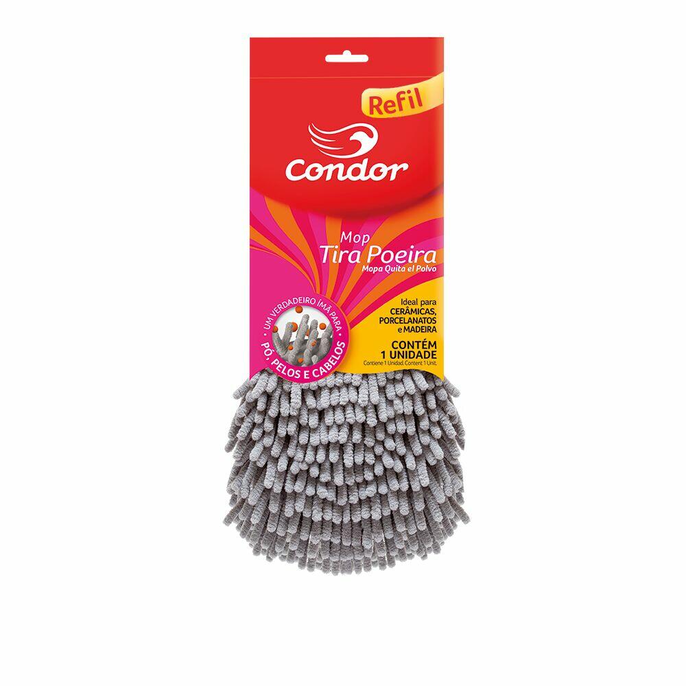 Refil Mop Tira Poeira Cinza Condor
