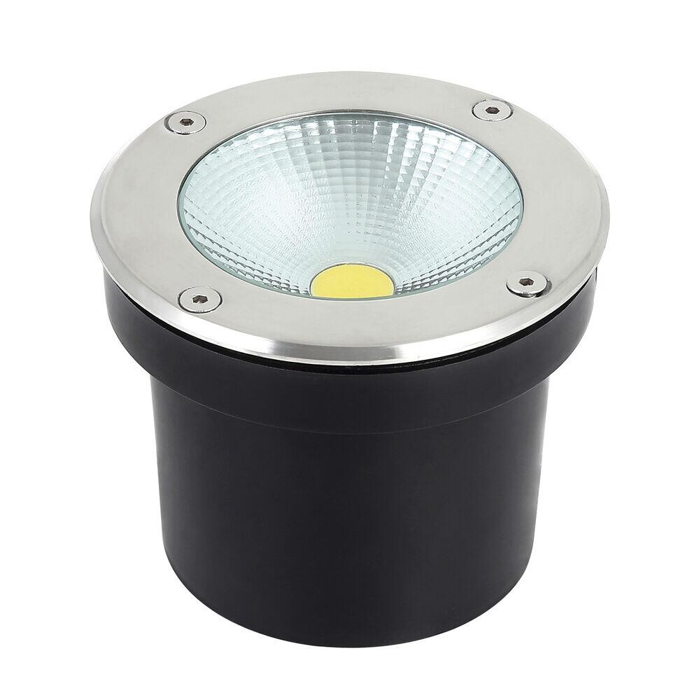 Spot LED Floor 37909 10W Preto Luz Amarela Bronzearte