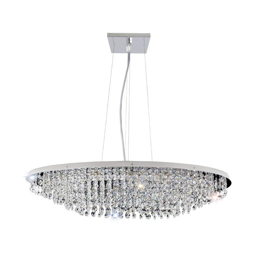 Pendente Bronzearte 12 Lâmpadas Itália 37656V2 G9 Cristal
