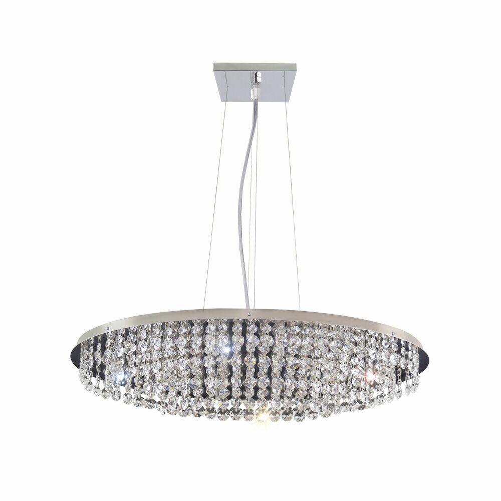 Pendente Bronzearte 10 Lâmpadas Itália 37654V2 G9 Cristal