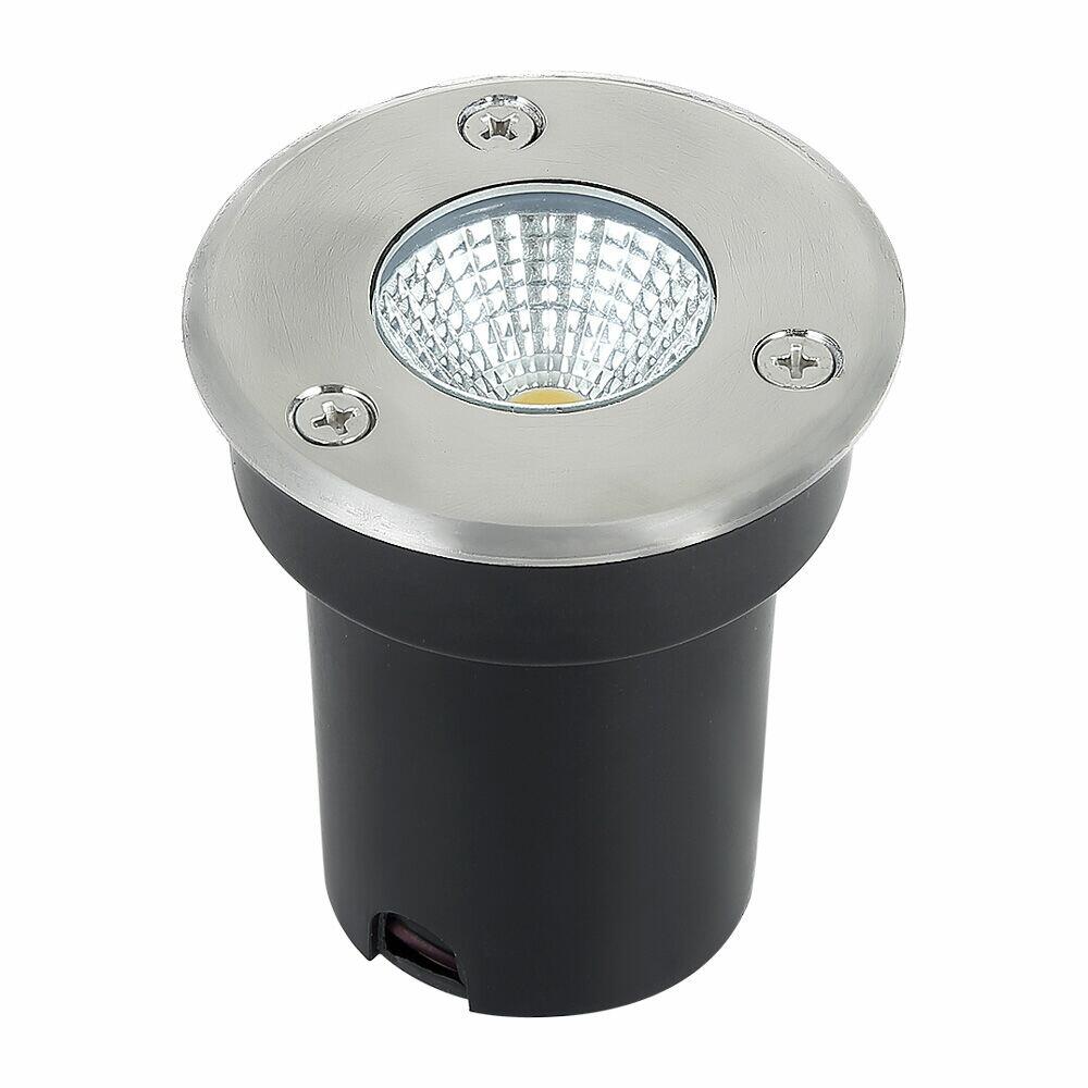 Spot LED Floor 37908 5W 3000K Preto Luz Amarela Bronzearte