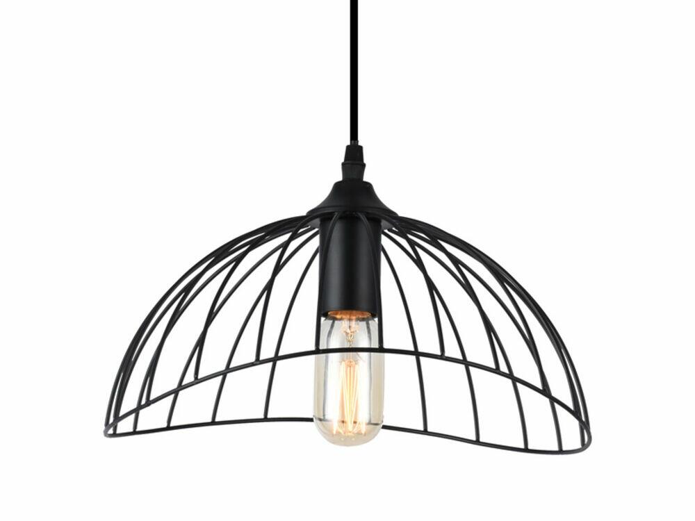Pendente 1 Lâmpada Anaguá E27 Preto Taschibra