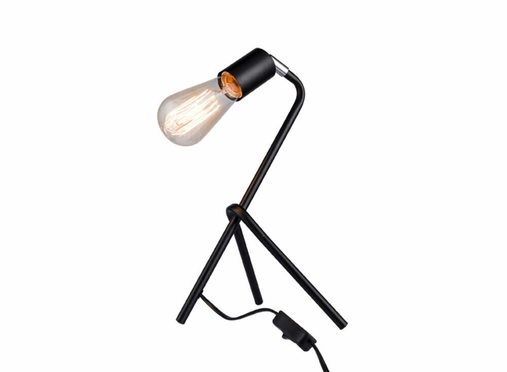 Abajur Lâmpada Stand E27 40W Preto Taschibra