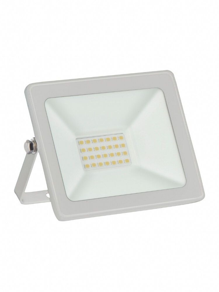 Refletor LED Taschibra Slim 50W Branco Luz Verde