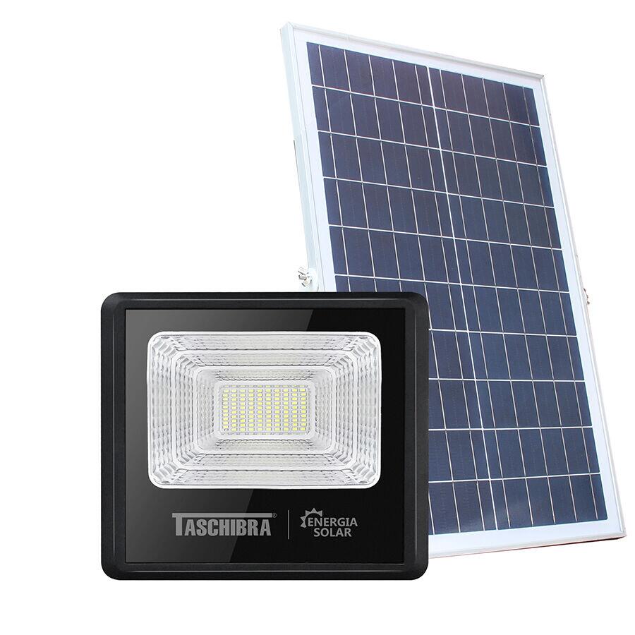 Refletor LED Solar Taschibra TR Sun 100W Preto