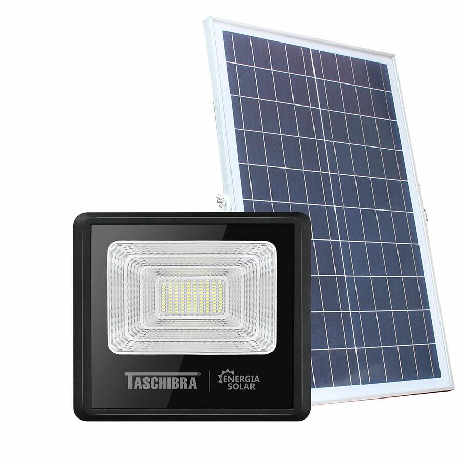 Refletor LED Solar Taschibra TR Sun 40W Preto