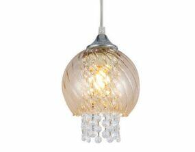 Pendente Taschibra 1 Lâmpada Diana E27 Âmbar