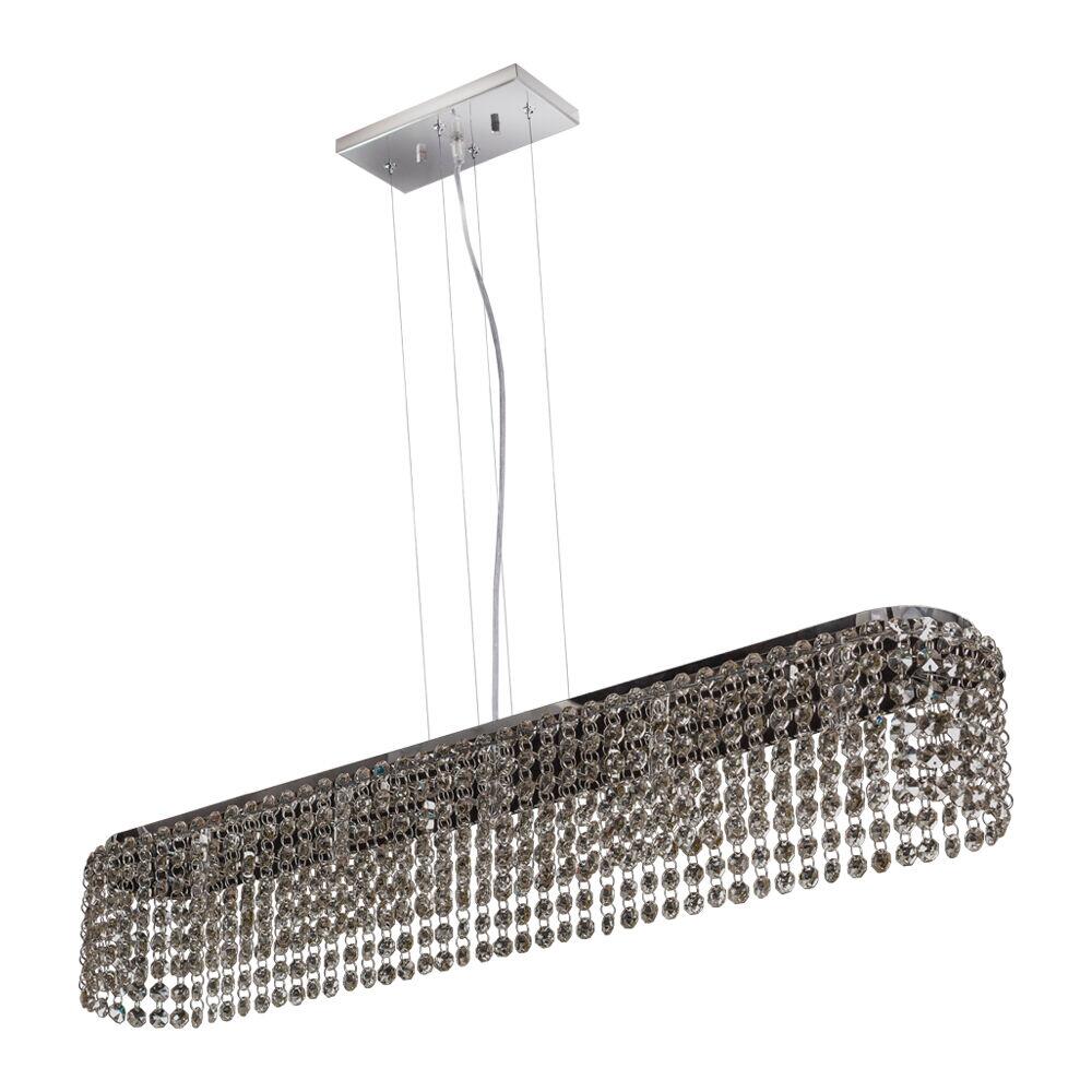 Pendente Bronzearte 5 Lâmpadas Milano 38043V2 G9 Fume