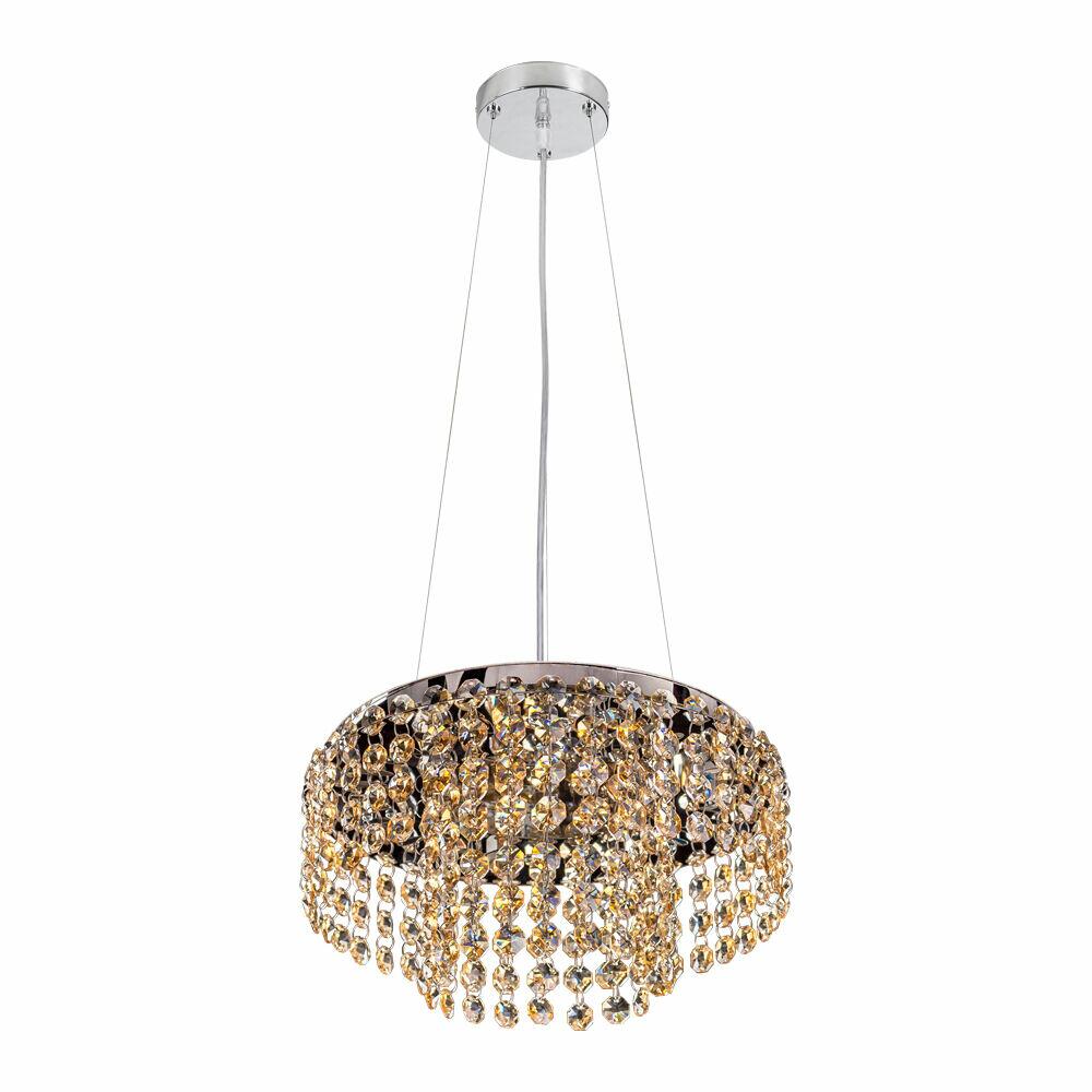 Pendente Bronzearte 6 Lâmpadas Milano 38038V2 G9 Ambar