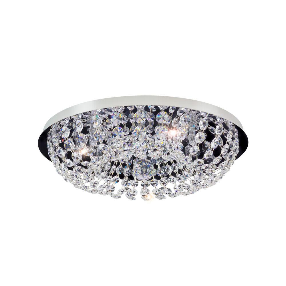 Plafon Bronzearte 8 Lâmpadas Royal 37706V2 G9 Inox