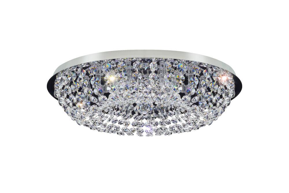 Plafon Bronzearte 10 Lâmpadas Royal 37708V2 G9 Inox