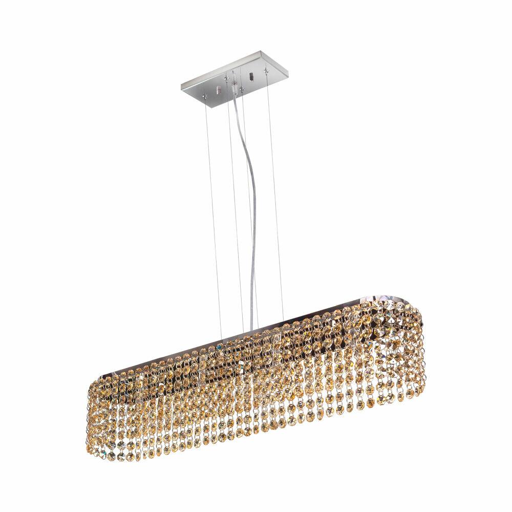 Pendente Bronzearte 4 Lâmpadas Milano 38033V2 G9 Ambar