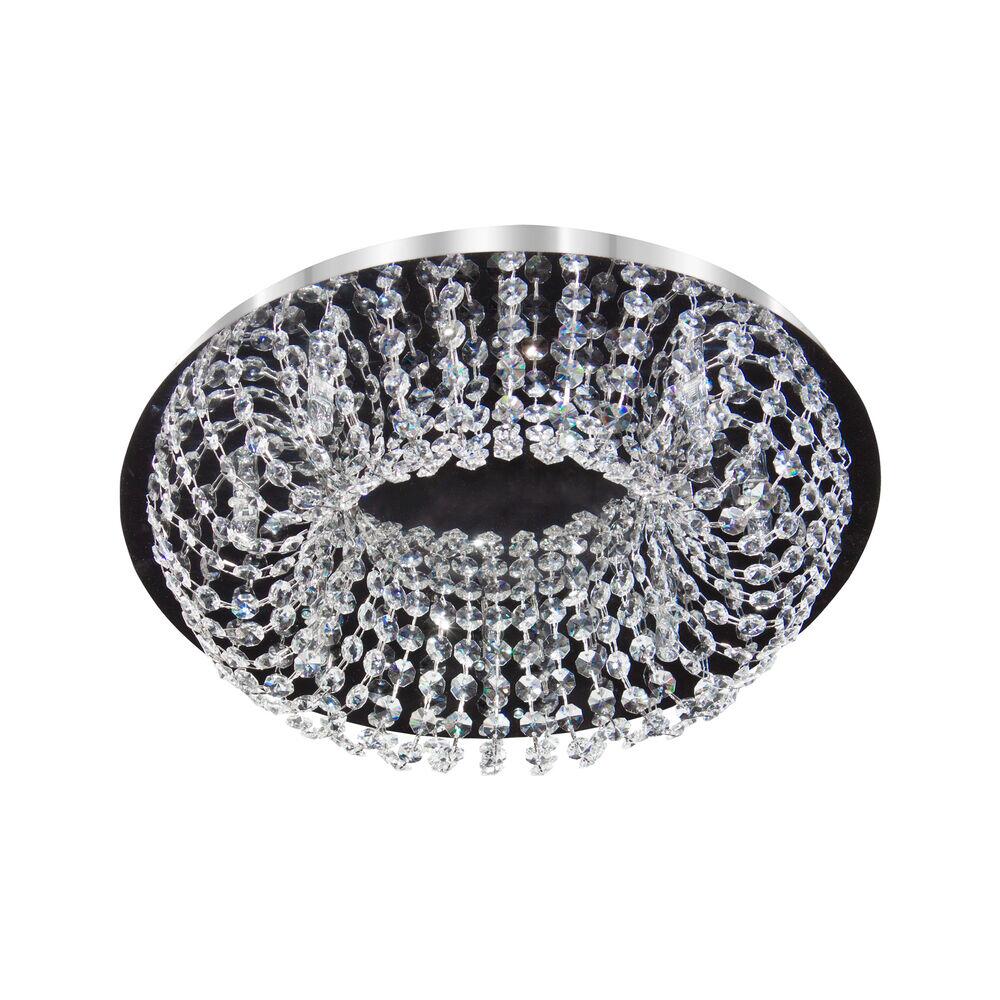 Plafon Bronzearte 8 Lâmpadas Stadium Cristal 37968V2 G9 Transparente